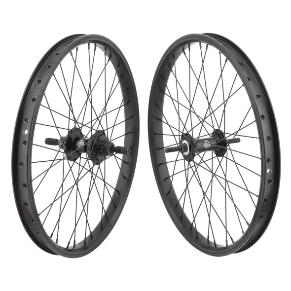 Black Ops Wheel Pair 20X1.75 406X24 Dw1.1 Black 36Bk-Ops Mx2000 9T Driver 14Mm Slotted 3/8-Rear 3/8-Front Black 110Mm Stainless Steel2.0Bk