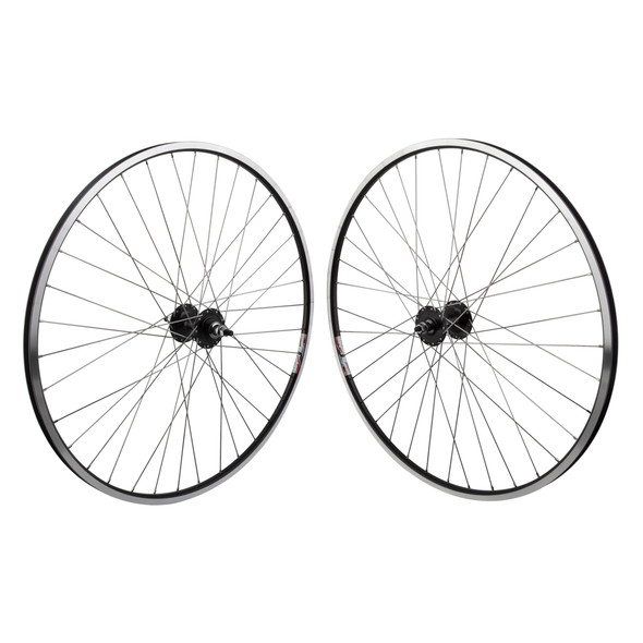 Wheel Master Wheel Pair 700 622X14 Wei Lp18 Black Machined Sidewall 36 Form Fx/Freewheel Loose Black 120Mm Dti2.0Sl