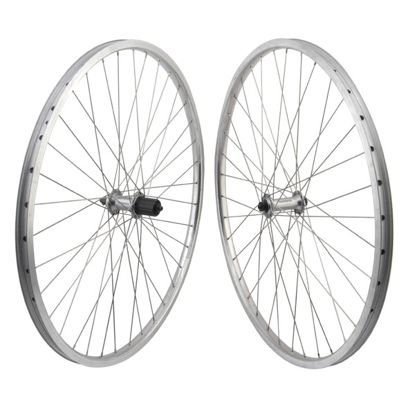 Wheel Master Wheel Pair 700 622X19 Ryde Sputnik Pol Machined Sidewall 36 Shi Rs400 8-11Srd Quick Release Silver 130Mm Stainless Steel 2.0 Silver Presta Valve