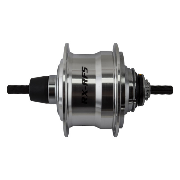 Sturmey Archer Hub Rear 5-Speed Rxrf5 36 Silver With Trim Kit/Twist-Shifter Tsc50/Cable 1700Mm 18-Tooth 135/185Mm Rotary