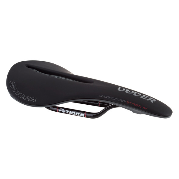 Tioga Saddle Undercover Stratum Carbon Black