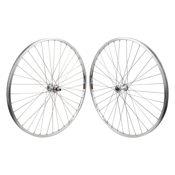 Wheel Master Wheel Pair 27X1-1/4 630X18 Sun Cr18 Silver 36 Or8 Rd2100 Freewheel 5/6/7-Speed Quick Release Seal Silver 126Mm Dti2.0Sl