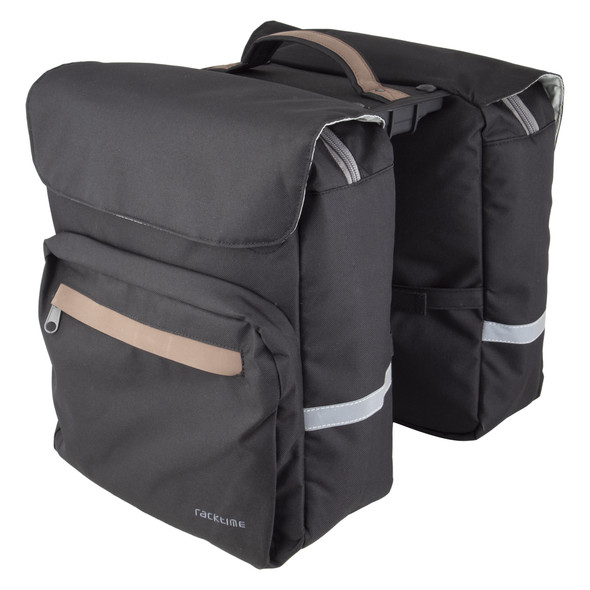 Racktime Bag Pannier Ture Double 2.0 Black