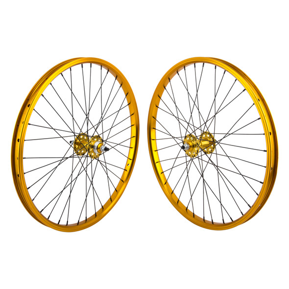 Se Bikes Wheel Pair 24X1.75 507X24 Gd 36 1-Speed Freewheel Seal 3/8 Gd 110Mm Dti2.0Bk