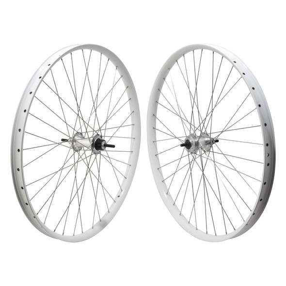 Se Bikes Wheel Pair 29 622X36 Monster Ripper(22) White Disc 36 1Scas 6B Loose(F) Seal(R) 3/8 Silver 110Mm 142Mm Stainless Steel2.0Sl