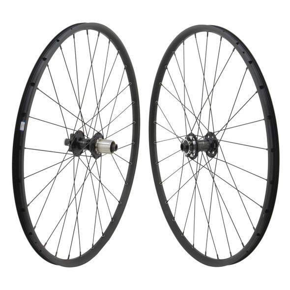 Wheel Master Wheel Pair 27.5 584X19 Wtb Asym Tcs I19 Black Disc 28 Or8 Mt3100 8-10Scas 6B 15Mm 12Mm Seal Black 142Mm Stainless Steel2.0Bk Presta Valve
