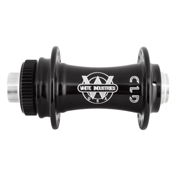 White Industries Hub Front Cld 24X100X12Mmta Center Lock Black