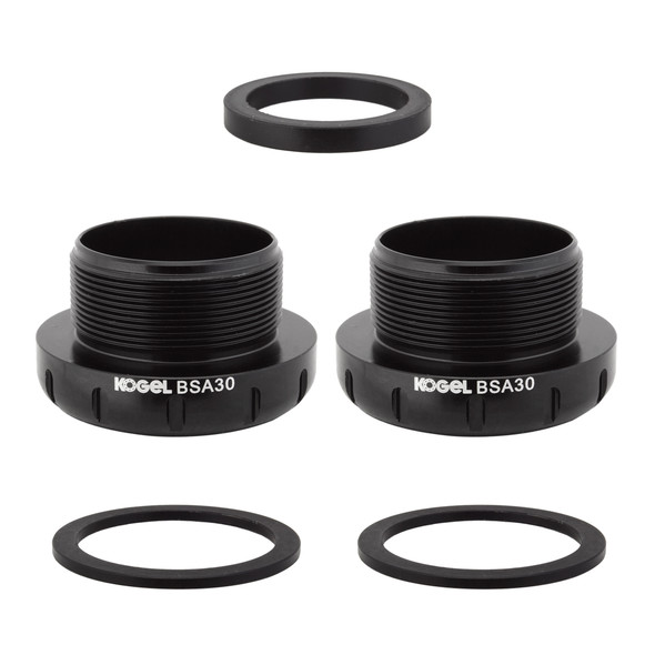 Kogel Bottom Bracket Set Bsa Outboard To Fit Dub Road Ceramic Black