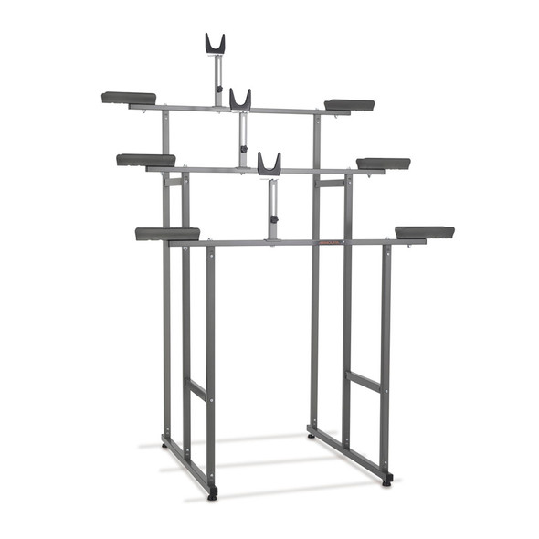 Minoura Display Stand 971-3Hu Tier 3-Bike Tall Gray