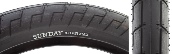 Sunday Tire Street Sweeper V2 20X2.40 Black/Black Wire