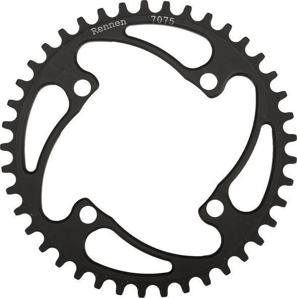 Rennen 4-Bolt 39.8T Black 7075Ch-R:39.8T-B