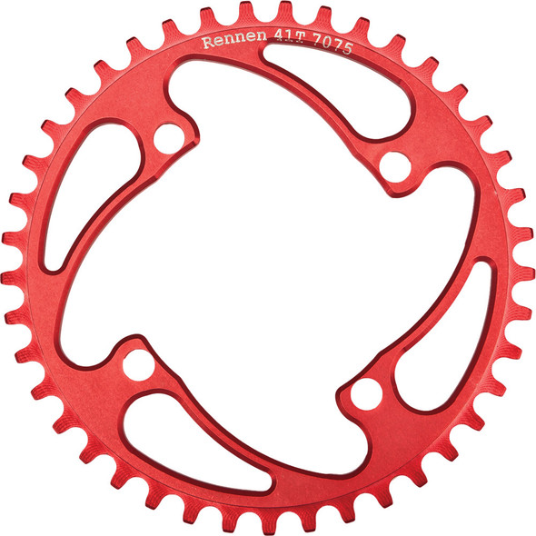 Rennen 4-Bolt 40T Red 7075Ch-R:40T-R