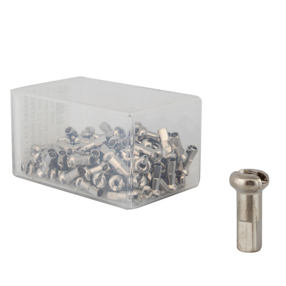 Dt Swiss Spoke Nipple Brass 2.34X12Mm Silver Box Of 100