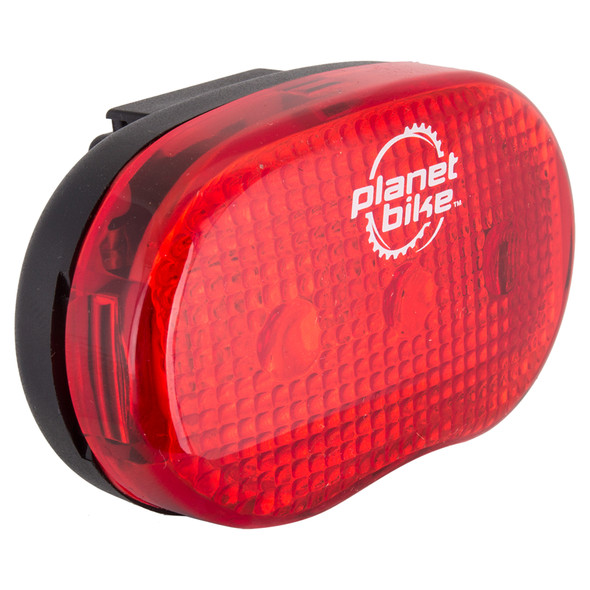 Planet Bike Light Rear Blinky-3 3-Led 200 Hr