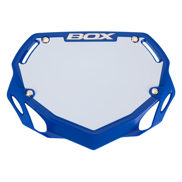Box Components Number Plate Two Small Blue