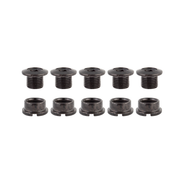 Origin8 Chainring Bolt Set Single Steel Black