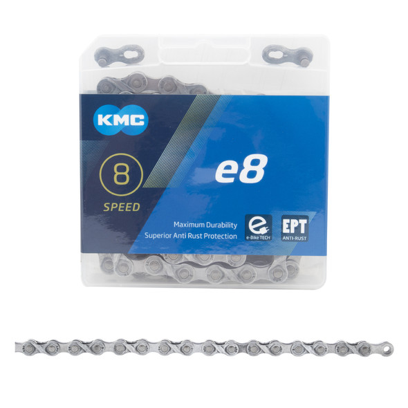 Kmc Chain E8 Ept 8-Speed 122L For Ebike