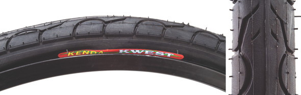 Kenda Tire Kwest 26X1.5 Black/Black Src/Ks/60 Wire 65Psi
