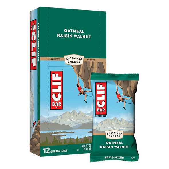 Clifbar Food Bar Oatmeal Raisin Walnut Box Of 12