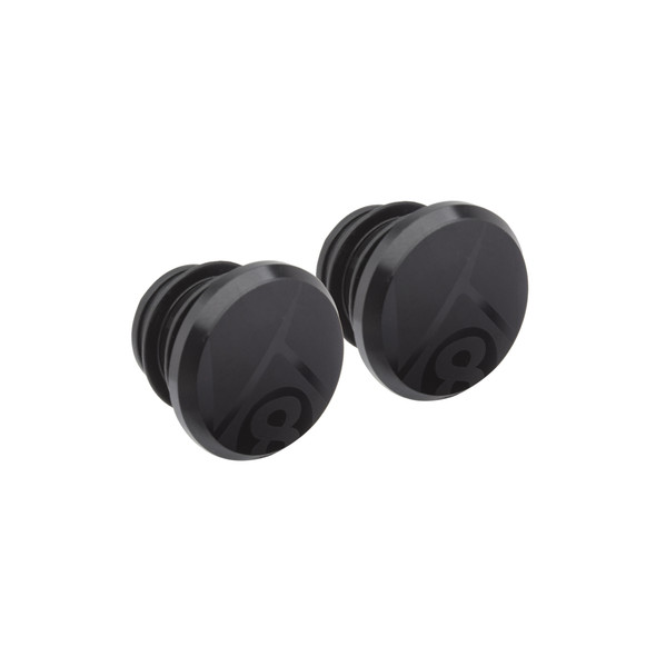Origin8 Handlebar Plug Push-In Road Alloy Black-Ano