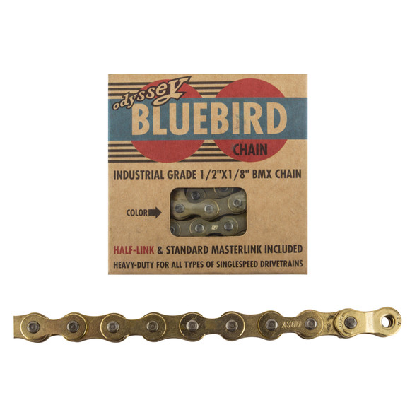 Odyssey Chain 1/2X1/8 Bluebird 1-Speed Gd With 1/2Link