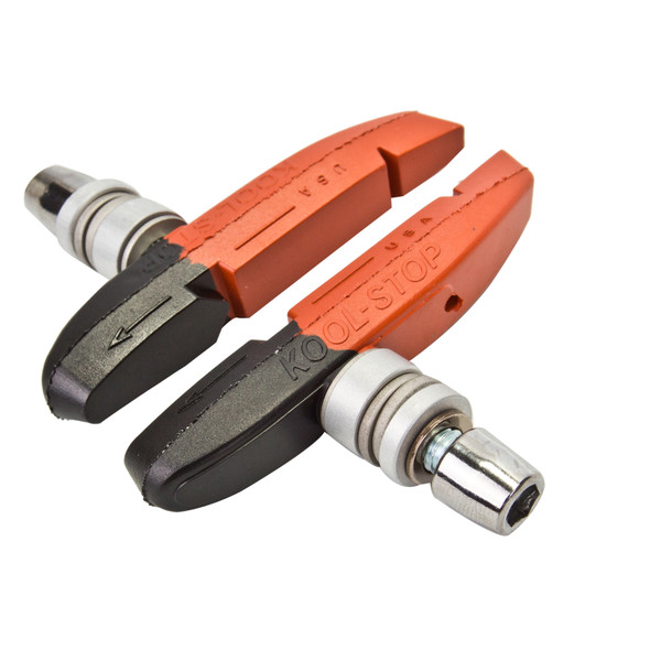 Koolstop Brake Shoes Supra 2 V-Brake Sal/Blkdual Compound