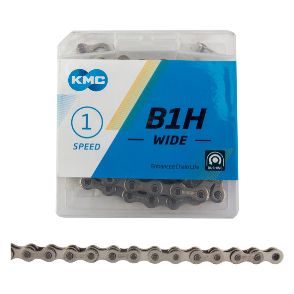 Kmc Chain 1/2X1/8 B1H 1-Speed Silver 98L