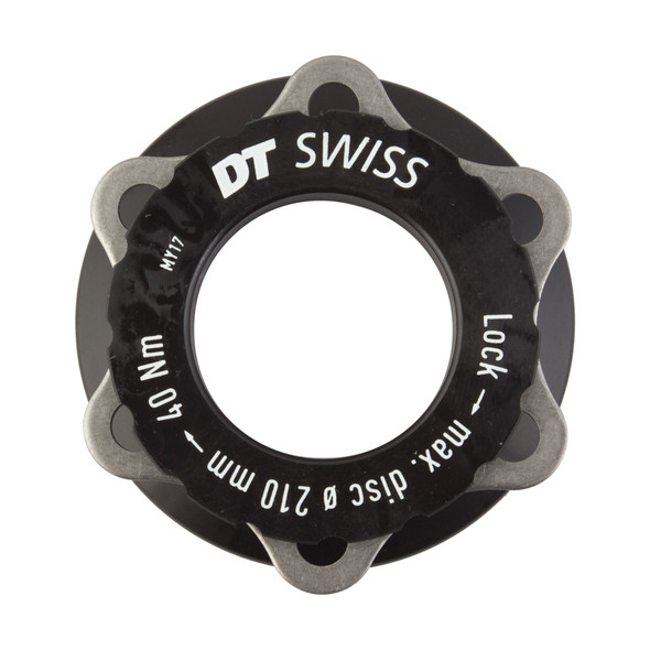 Dt Swiss Brake Part Disc Adapter Mountain Bike Center Lock To 6B For 15Mm Axle Black (J)