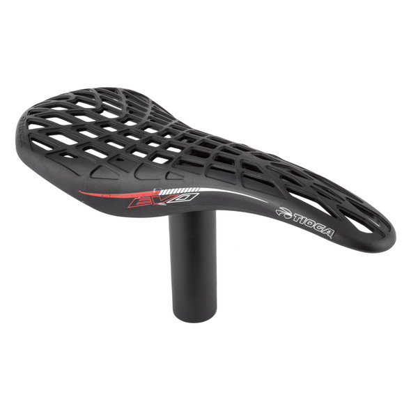 Tioga Saddle D-Spyder Evo Carbon With Post 27.2X78Mm Black