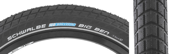 Schwalbe Tire Big Ben 27.5X2.00 Active Twin K-Guard Black/Black Sbc Wire