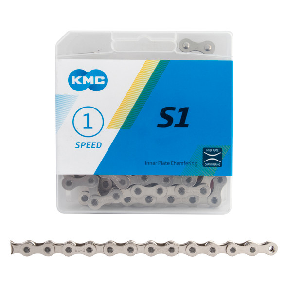 Kmc Chain 1/2X1/8 S1 1-Speed Silver 112L