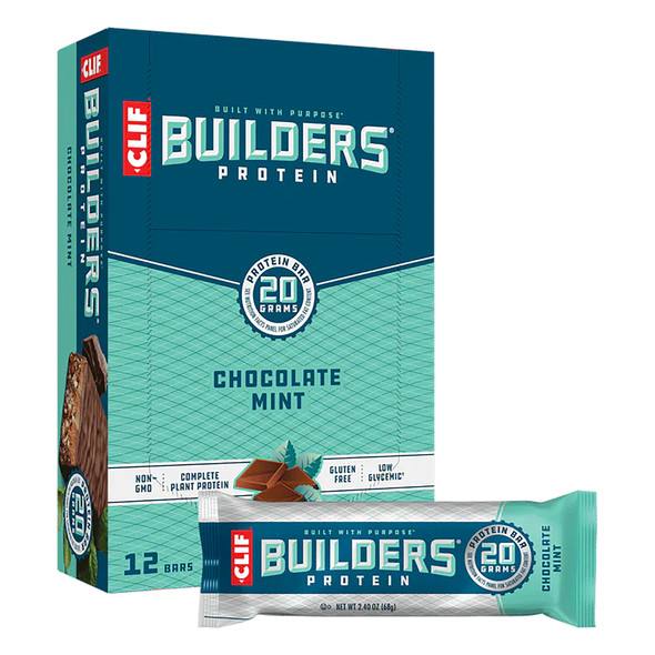 Clifbar Food Builders Bar Choc Mint Box Of 12