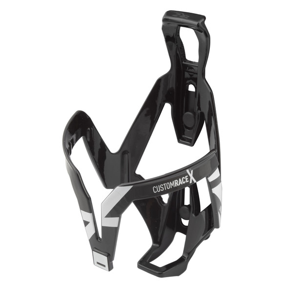 Elite Bottle Cage Custom Race X Gloss-Black/White