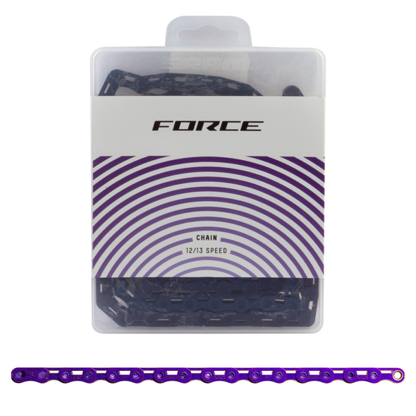 Sram Chain Force E1 12/13-Speed 126L Flattop-Powerlock Polyurethane (P)