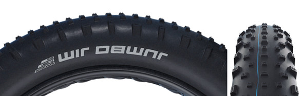 Schwalbe Tire Jumbo Jim 26X4.0 Evo S-Ground Black/Bsk Addix Sp-Grip Tlr Fold