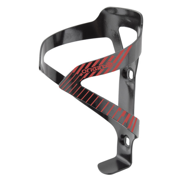 Origin8 Bottle Cage Alloy Klutch Center Black/Red (L)