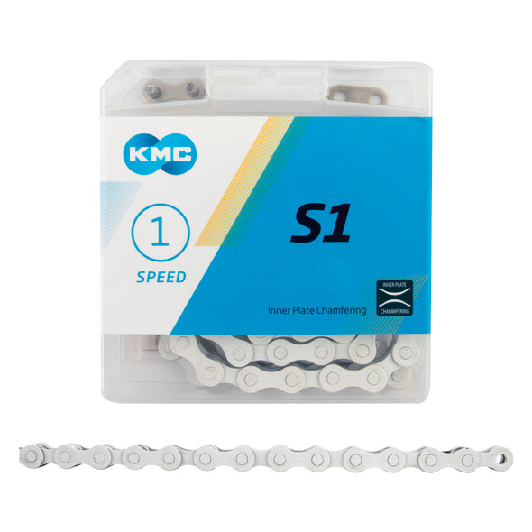 Kmc Chain S1 1-Speed White 112L