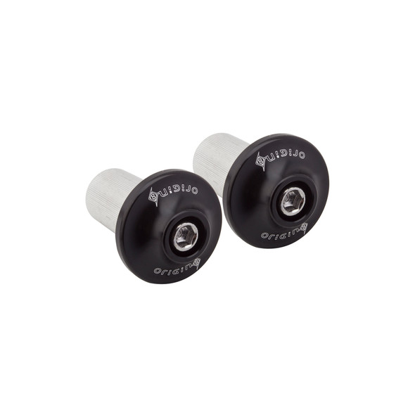 Origin8 Handlebar Plug Bar Keeper Alloy Black-Ano