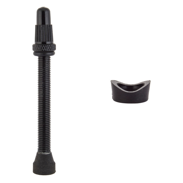 Origin8 Valve Tubeless Alloy Presta Valve 55Mm Black