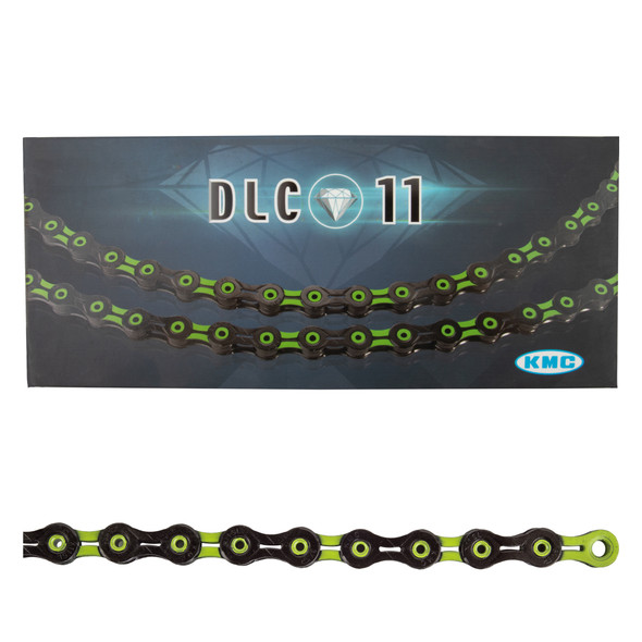 Kmc Chain Dlc 11-Speed Black/Gn 118L