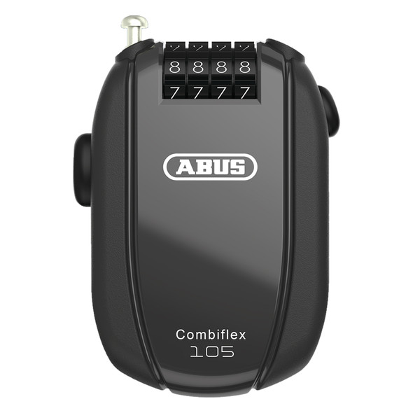 Abus Lock Cable Combiflex Rest Combo 105Cmx2.4Mm Black