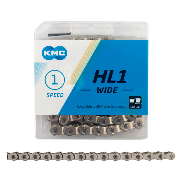 Kmc Chain Hl1 Wide 1-Speed Silver 100L