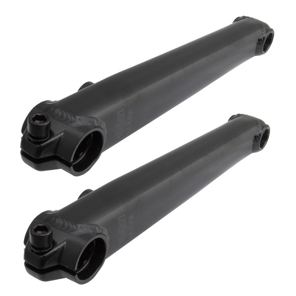 Sunday Crankarm Set Saker V2 Right Hand Drive/Left Hand Drive 165 3Pc 22Mm Chromoly With 19Mm Mid Bottom Bracket Black