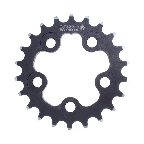 Origin8 Chainring 58Mm 22-Tooth Black/Silver