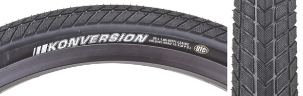 Kenda Tire Konversion Elite 20X1.65 Black/Black Dtc/60 Fold 100Psi