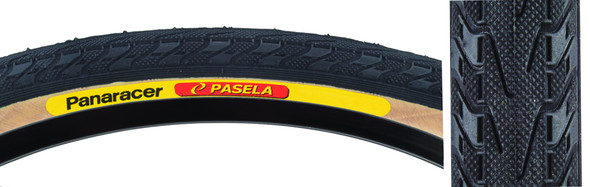Panaracer Tire Pasela 700X28 Wire Black/Ysk