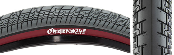 The Shadow Conspiracy Tire Creeper 20X2.4 Wire Finest Gray/Red