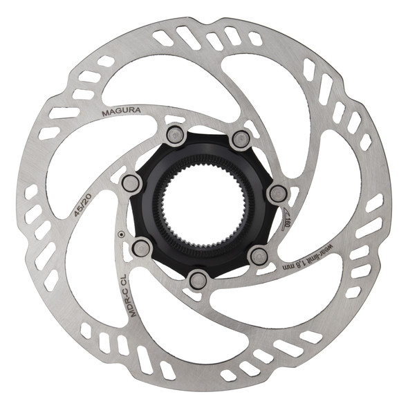 Magura Brake Part Disc Rotor Mdr-C 160 Center Lock For Ta Silver