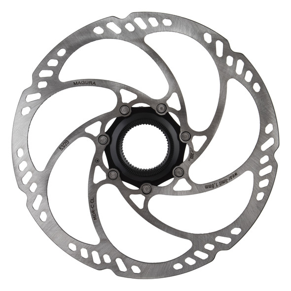 Magura Brake Part Disc Rotor Mdr-C 203 Center Lock For Ta Silver