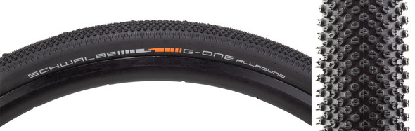Schwalbe Tire G-One Allround 700X35 S-Ground Evo Black/Bsk E25 Sp-Grp Tlr Addix E25 Fold